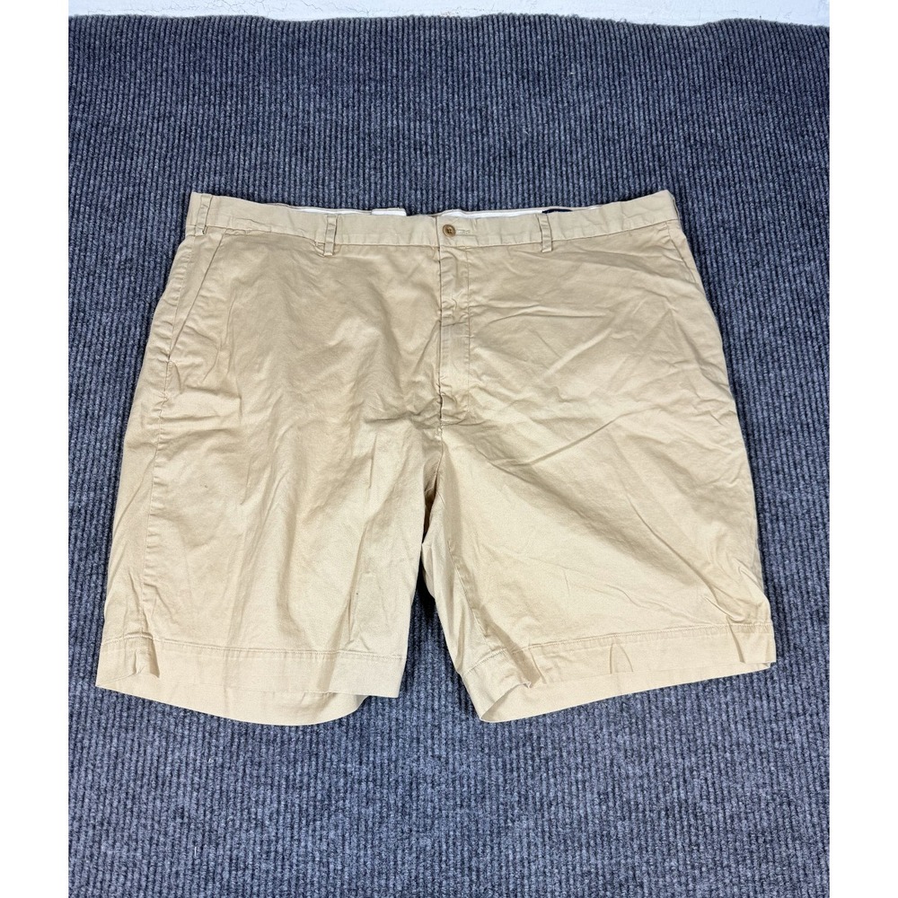 Polo Ralph Lauren Chino Shorts Mens Size 46B 46 Big Khaki Classic Fit 9" Inseam